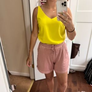 Yellow Banana Republic Cami size M petite.